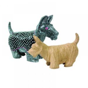 Papier Mache Paper Shape Terrier 50x12x35 Cm