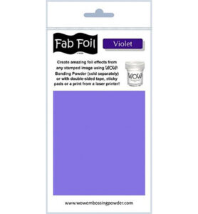 Wow Fabulous Foil Violet 1mtr X 10cm