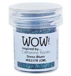 Wow Embossing Glitters Dress Blues Regular Catherine Pooler 15ml