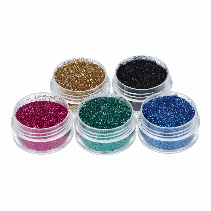 Superstar Festive Glitter Set For Glitter Tattoo 5 X 5ml