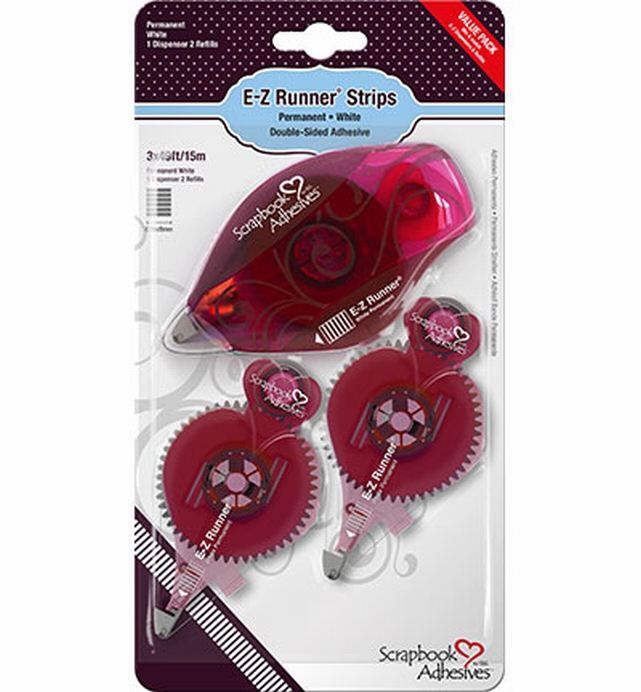 E Z Runner Refillable Perm Strips (1 Disp + 2 Refills)