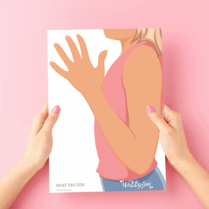 Wabbyfun Oefenbord Charlie Arm Hand A4