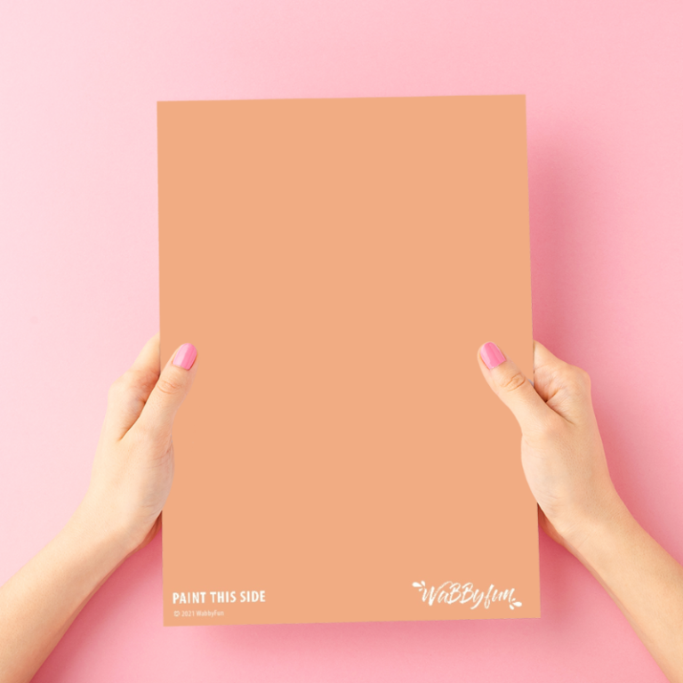 Wabbyfun Oefenbord Huidskleur A4