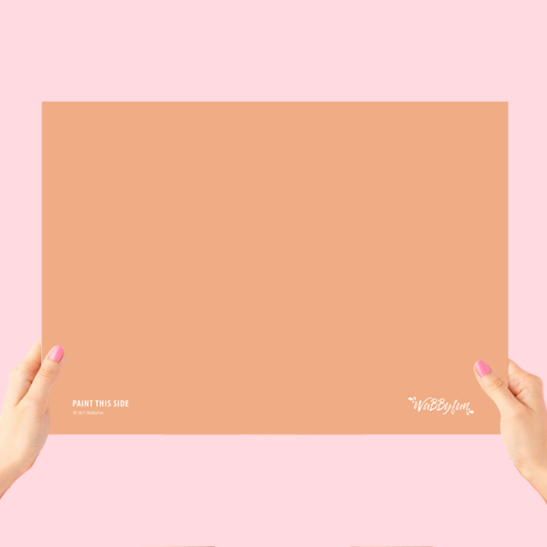 Wabbyfun Oefenbord Huidskleur A3