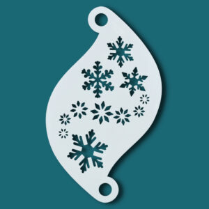 Superstar Face Paint Stencil Snowflakes
