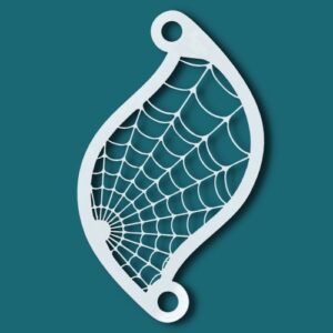 Superstar Face Paint Stencil Spiderweb
