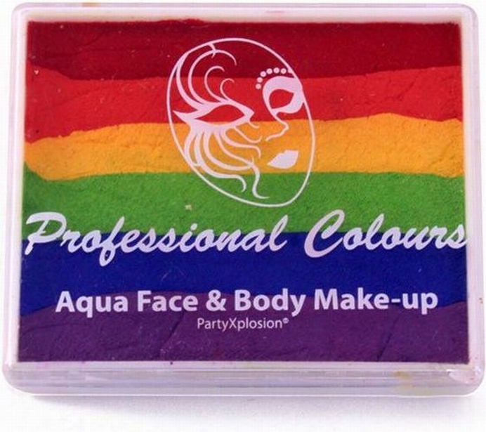 Pxp Professional Colours Splitcake 50 Gr Big Vivid Rainbow