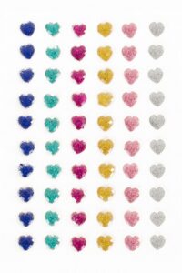 Pxp Body Jewels / Lichaamsversiering Hartje Glitter 60 Assor