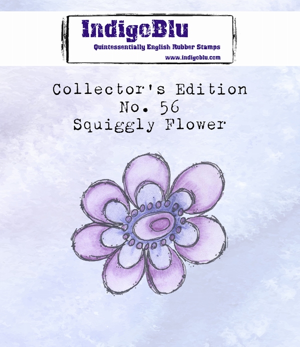 Indigoblu Stempel Collector's Edition 56 Squiggly Flower