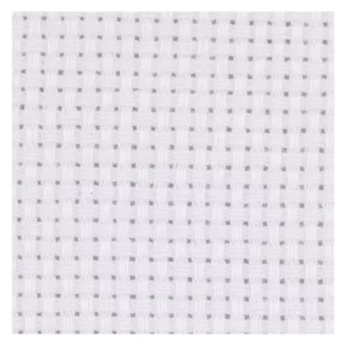 Aida Telstof 24/10 Grof 50x50 Cm Wit