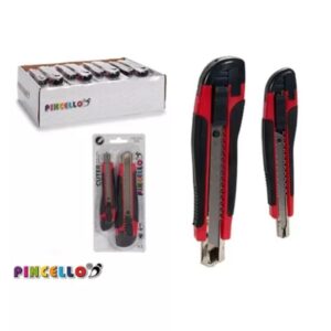 Pincello Afbreek Snijmes 18 Mm + 9mm Set Van 2