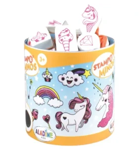 Aladine Kids Stampo Minos Stempel Set Unicorn 18 Stuks