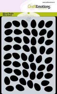 Craftemotions Mask Stencil Achtergrond Eieren A6