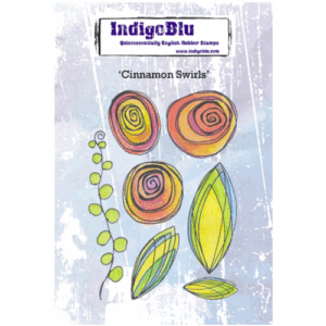 Indigoblu Stempel A6 Cinnamon Swirls