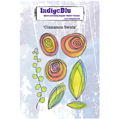 Indigoblu Stempel A6 Cinnamon Swirls