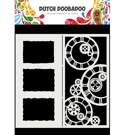 Dutch Doobadoo Mask Art Slimline Clocks