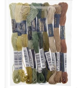 Stafil Borduurgaren Groen Bruin 10 Strengen