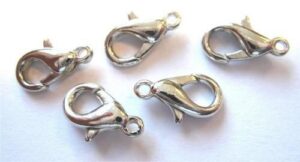 Karabijnslot 12mmzilver Basic Quality 5 St