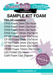 Foamtastic Sample Kit Foam