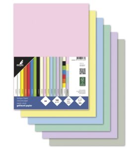 Kangaro KTC A4 Karton - Assorti Pastel  - 160 gram - 50 vel