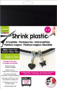 Vaessen Creative • Krimpfolie A4 Zwart 4 Vel