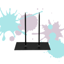 Metal Sockle 20x10 Cm 2 Pins Powertex Standaard