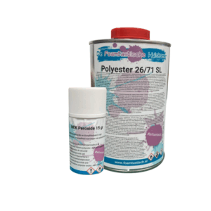 Glasheldere Gietpolyester 26/71 + Harder 500g