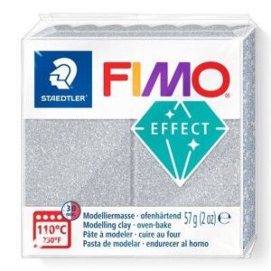 Fimo Effect Glitter 57 G Zilver