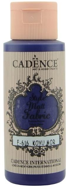 Cadence Style Mat Textiel Verf Donker Paars F616 59ml