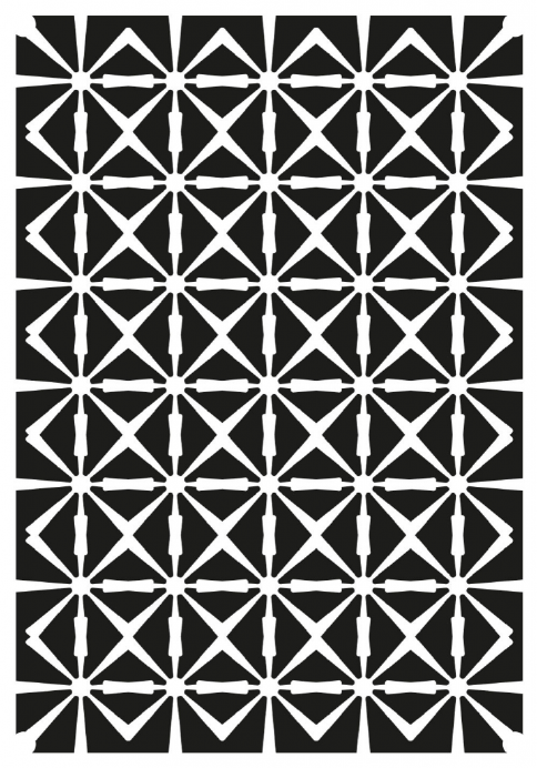 Indigoblu Stencil 70's Motel (8x5 Inch)