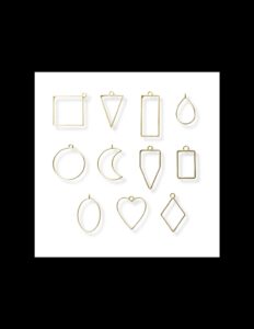 Foamtastic Basics Open Hangers Voor Resin Goud 11 St