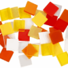 Mini Mozaïek 10 Mm Rood Harmonie 25 Gr