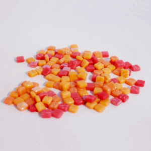 Colourful Squares Mix Orange Peel 100 Gr
