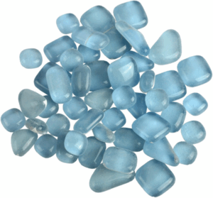 Soft Glas Polygonal Helder Babyblauw 100 Gr