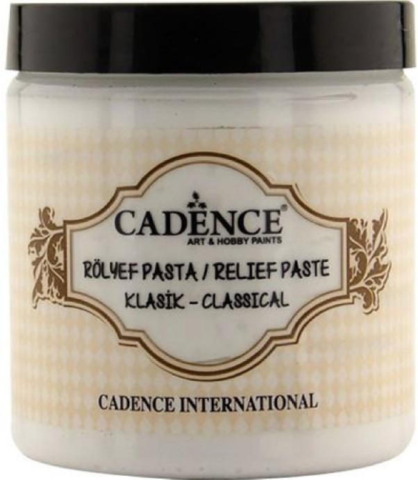 Cadence Classic Relief Pasta Wit 250 Ml