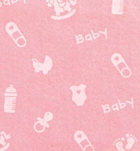 Stafil Vilt Baby Small, Baby Pink/white 30x40cm 1mm