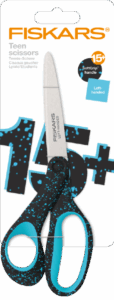 Scissors Teen +15 Speckled Teal Left Handed 20cm