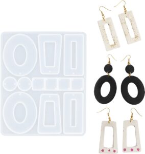 Jesmonite 10,6cm X 13cm Oorbellen