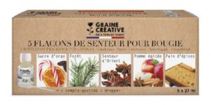 Kaarsen Geurstof Set 5x27 Ml Kerst