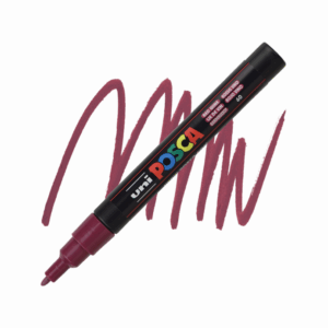 Posca 3m Bordeauxrood Wijnrood