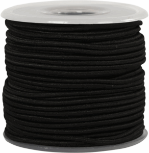 Creativ Company Elastiek Koord 2 Mm 25 M Zwart