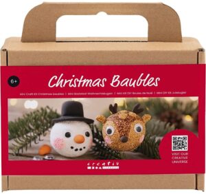 Creativ Company Mini Hobbyset Kerstballen Rendier En Sneeuwp