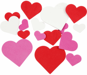 Eva Foam Harten 20 45 Mm 200 Stuks