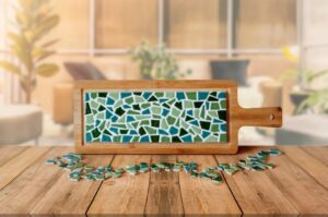 Mozaiekpakket Diy Borrelplank Groen