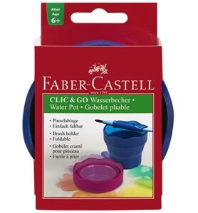 Faber Castell Watercup Clic & Go Blauw