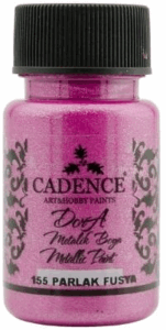 Cadence Dora Metallic Verf Bright Fuchsia 0155 50 Ml