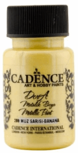 Cadence Dora Metallic Verf Banana Yellow 0200 50 Ml