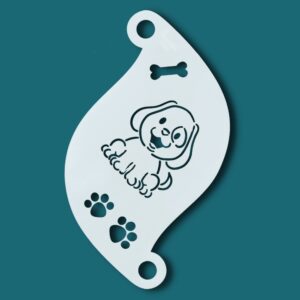 Face Paint Stencil Cute Dog