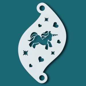 Face Paint Stencil Charming (unicorn)