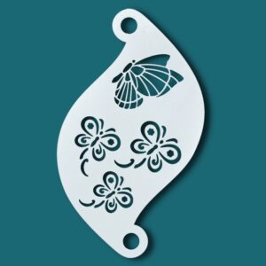Face Paint Stencil Butterflies